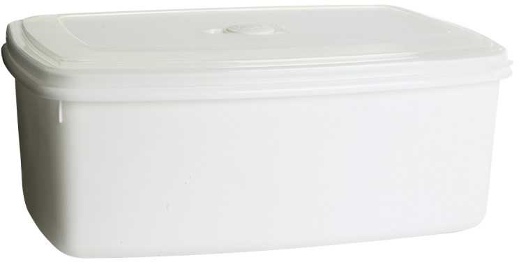 NHG Maisto laikymo indas Micro Box 5.1L Balta
