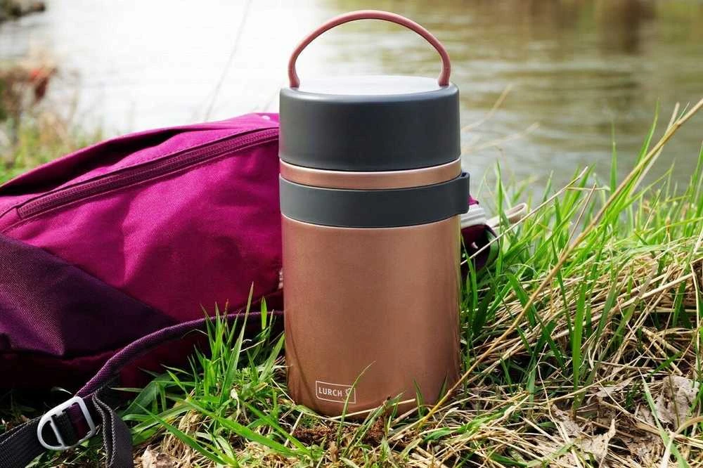 Maisto termosas Iso-pot 800ml rožinis