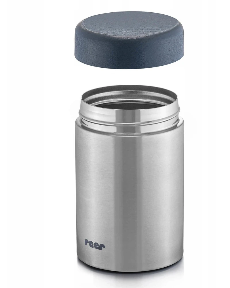 Maisto termosas Reer Pure 300 ml, nerūdijantis plienas, nepralaidus, 6 val. šilumos išlaikymas