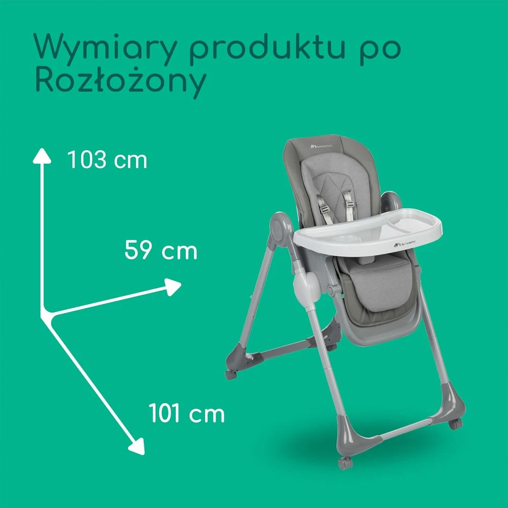 Maitinimo kėdutė Bebe Confort Olea, Tinted Gray