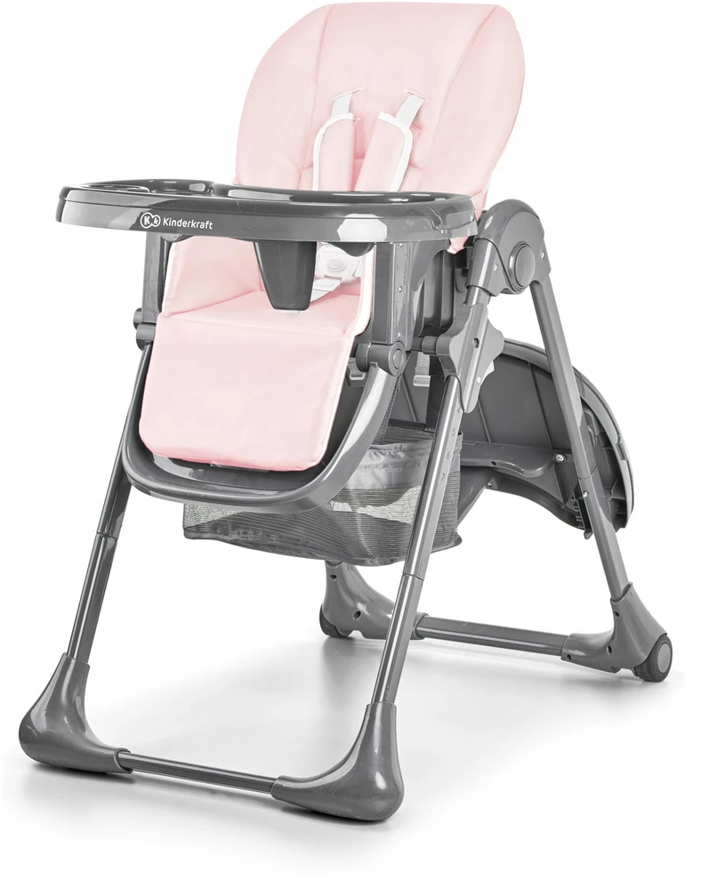 Maitinimo kėdutė Kinderkraft Tastee, rožinė