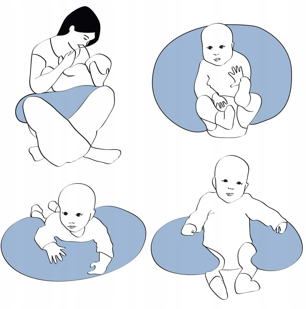 Maitinimo pagalvė Motherhood bean, 54 cm