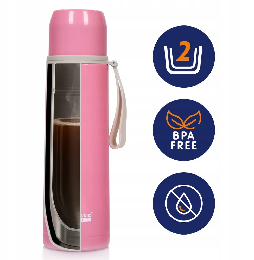 Majestic Sport Izalco 500 ml: Termosas su vieno paspaudimo dangteliu