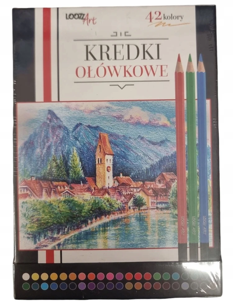 Majewski pieštukų kreidelės 42 vnt.