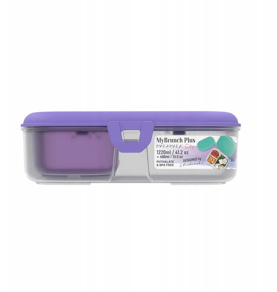 Makamaka Mybrunch 1220ml + Mysnack 400ml - Violetinė