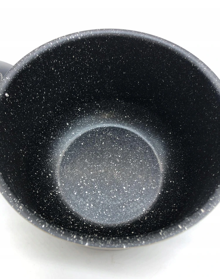 Makaronų puodas 7L Pensofal Biostone juoda indukcinė neprideganti danga