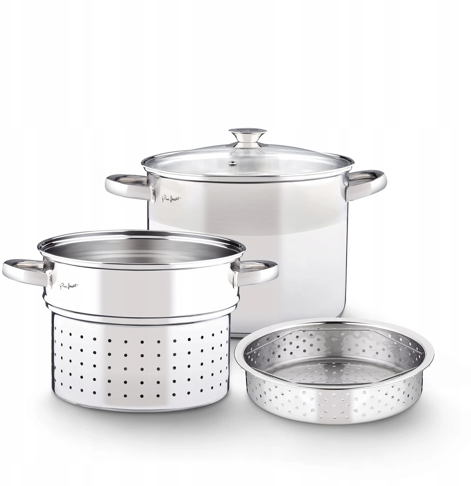 Makaronų puodas su sieteliu Lamart LT1067 6L Nerūdijantis plienas