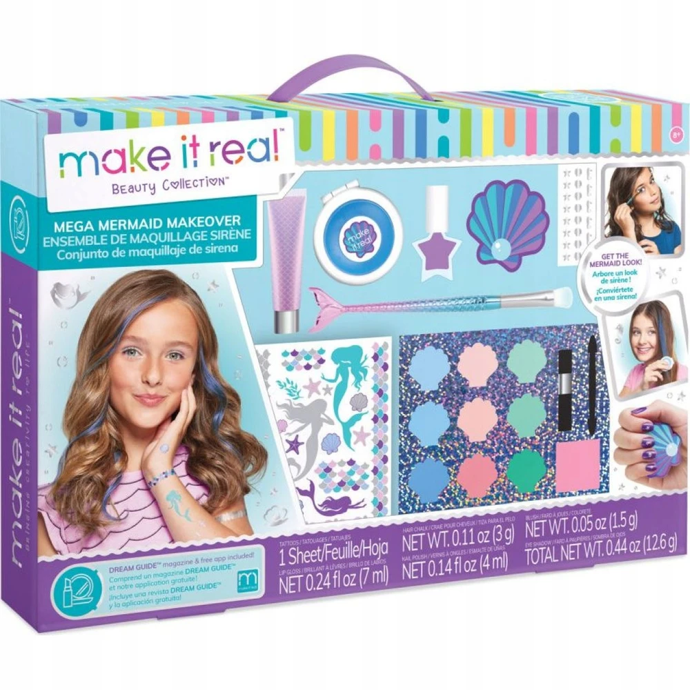 MAKE IT REAL Didelis kosmetikos rinkinys „Undinėlė“