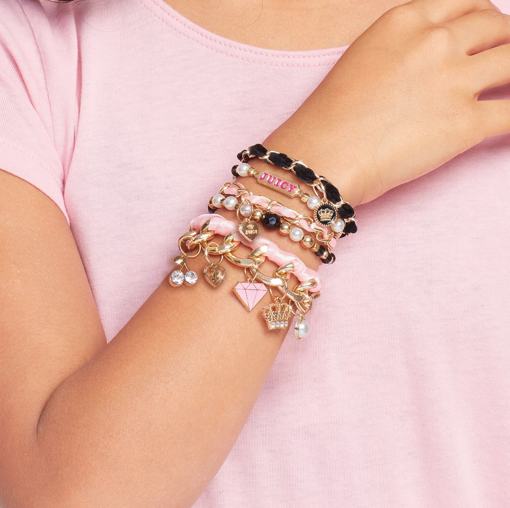 Make It Real JUICY COUTURE RINKINYS: SUKURKITE 5 PAKABANČIAS APYRANKES – 118 vnt.