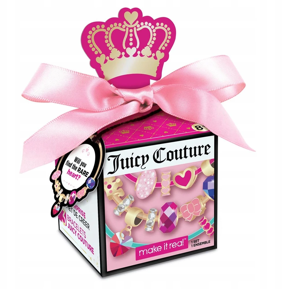 MAKE IT REAL Juicy Couture Surprise apyrankės su pakabukais 3 vnt.