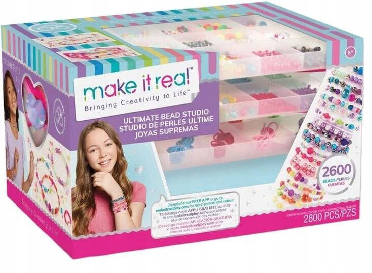 Make It Real PADARYKITE JĮ TIKRĄ STUDIJĄ, KURIAME GAMYBĄ KŪRYBINIUS APYRANKŲ RINKINYS