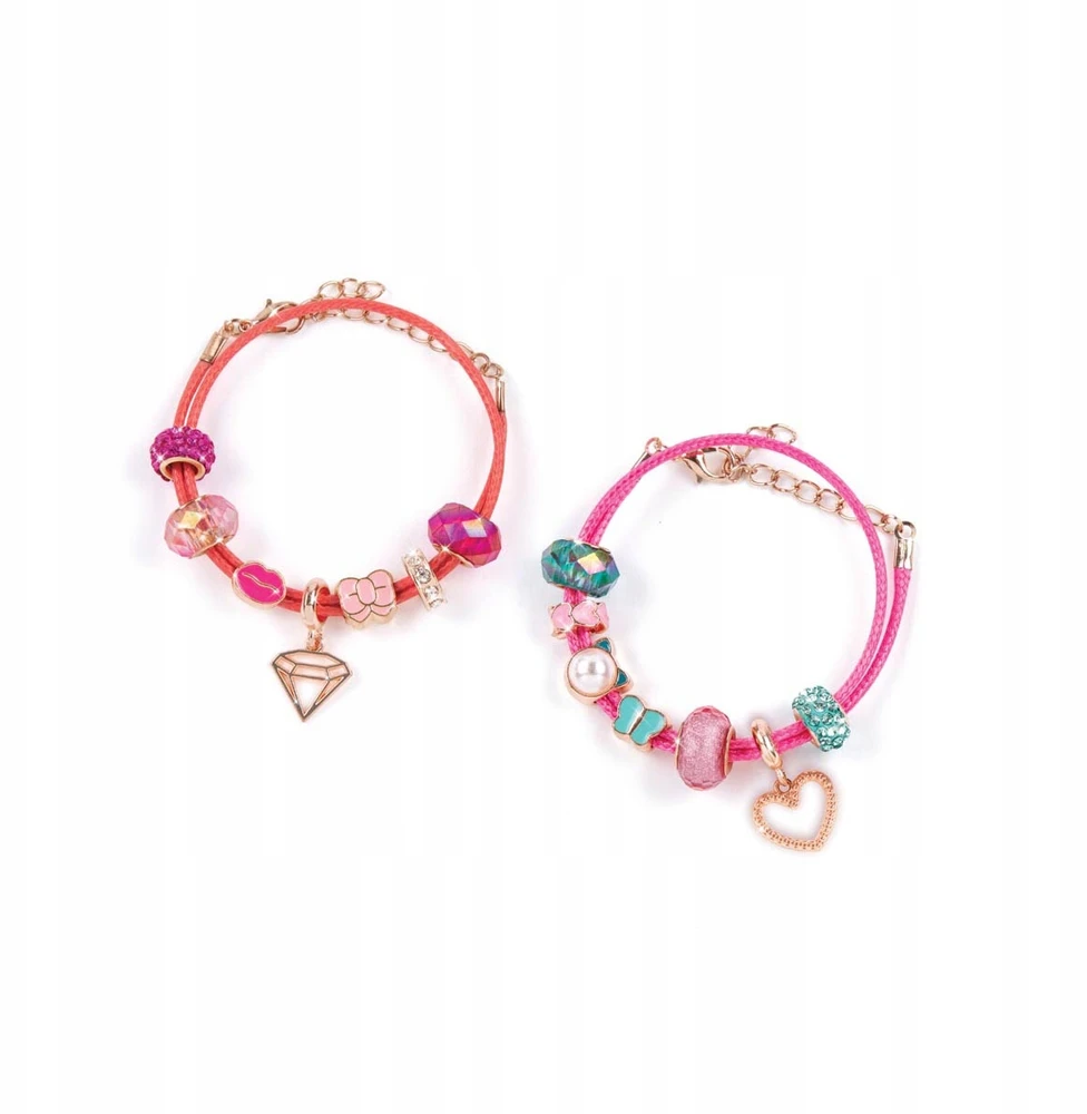 MAKE IT REAL Pretty in Rožinė Bracelet Set, kūrybingas žaislas