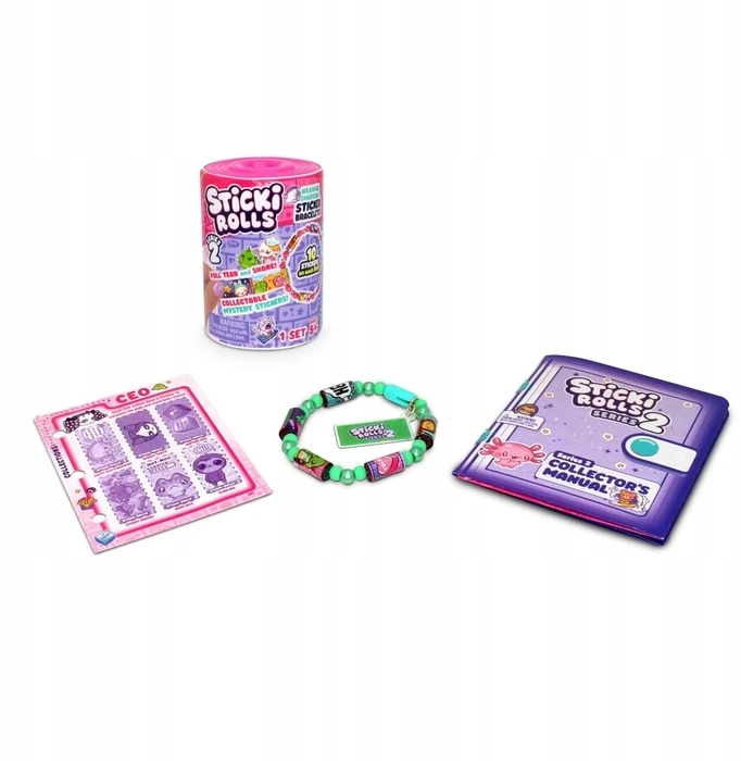 Make It Real Sticki Rolls Apyrankės Kapsulė 50 Lipdukai 2 vnt Mystery Surprise