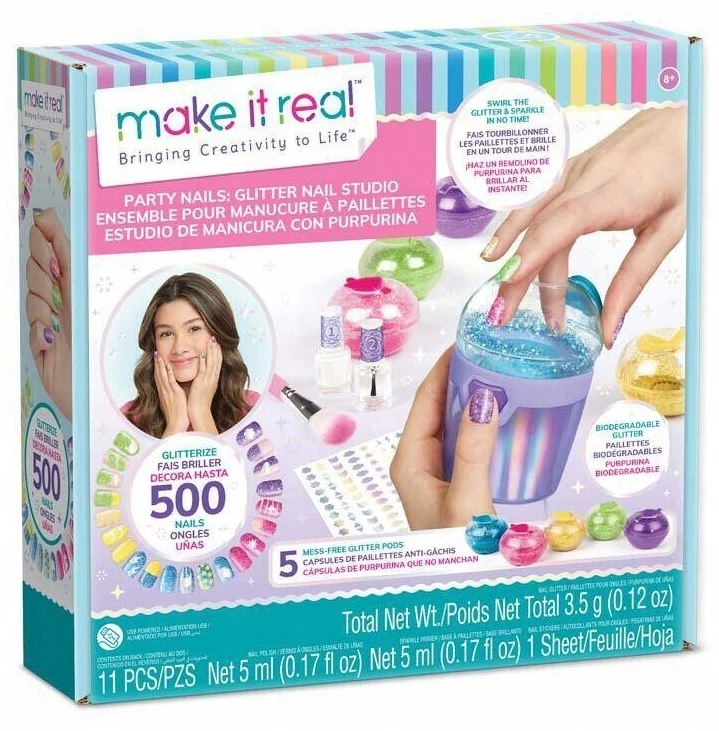 Make_It_Real Nagų priežiūros rinkinys Make It Real PARTY NAILS 2467M