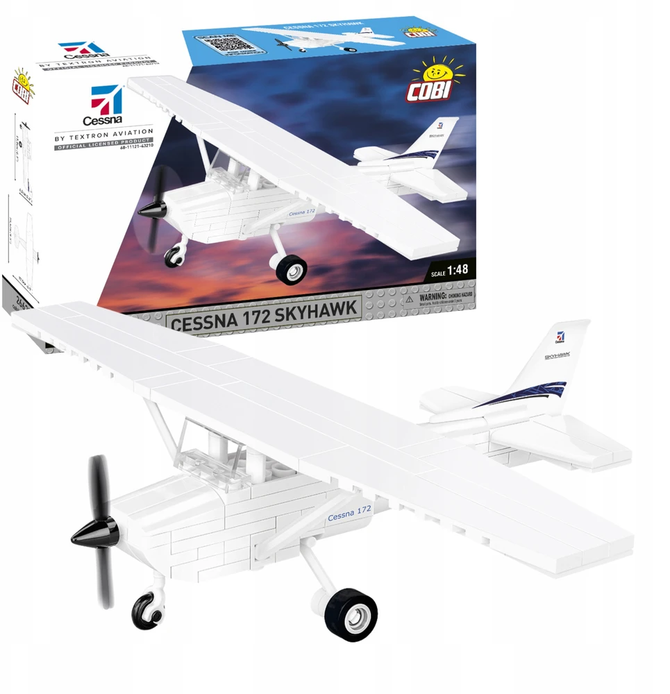 Maketas - COBI - CESSNA 172 SKYHAWK W - Plastikas - 150 dalių - Rinkti pačiam
