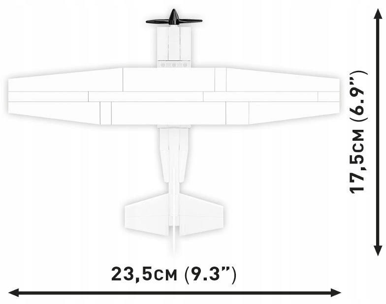 Maketas - COBI - CESSNA 172 SKYHAWK W - Plastikas - 150 dalių - Rinkti pačiam
