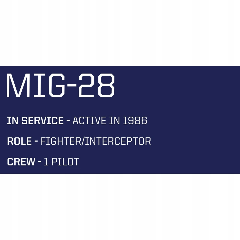 Maketas - COBI - MIG-28 TOP GUN - Plastikas - Surenkamas pats - Mišrus