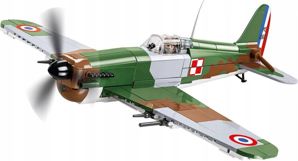 Maketas - COBI - Morane-Saulnier MS.406 - 317 dalių - Interjeras - Nuo 8 metų