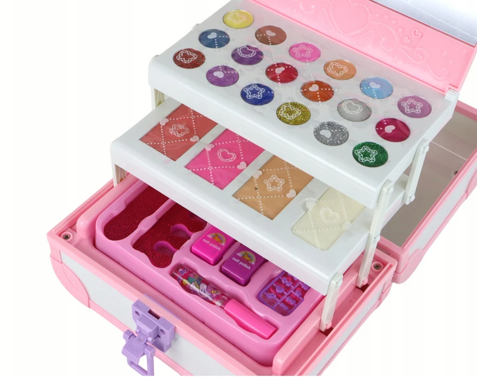Lean Toys Rožinis grožio kosmetikos rinkinys vaikams
