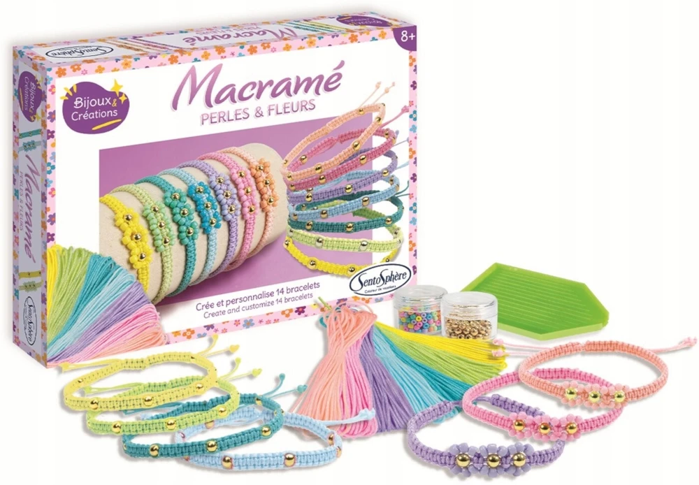 Makrame apyrankes SentoSphere 80003 rinkiniui gaminti