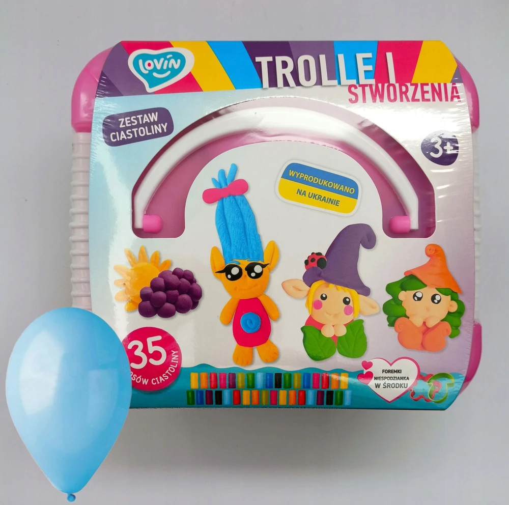 Maksik Kūrybinis rinkinys Trolls Creatures Plastilinas Žaidimo tešla formų modeliavimui