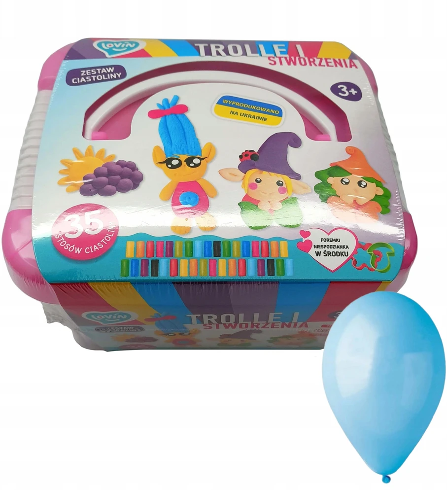 Maksik Kūrybinis rinkinys Trolls Creatures Plastilinas Žaidimo tešla formų modeliavimui