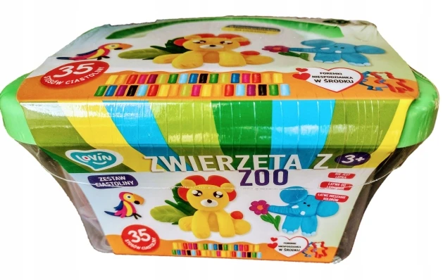 Maksik Lovin ANIMALS iš Zoo žaidimų tešlos rinkinys 35 vnt