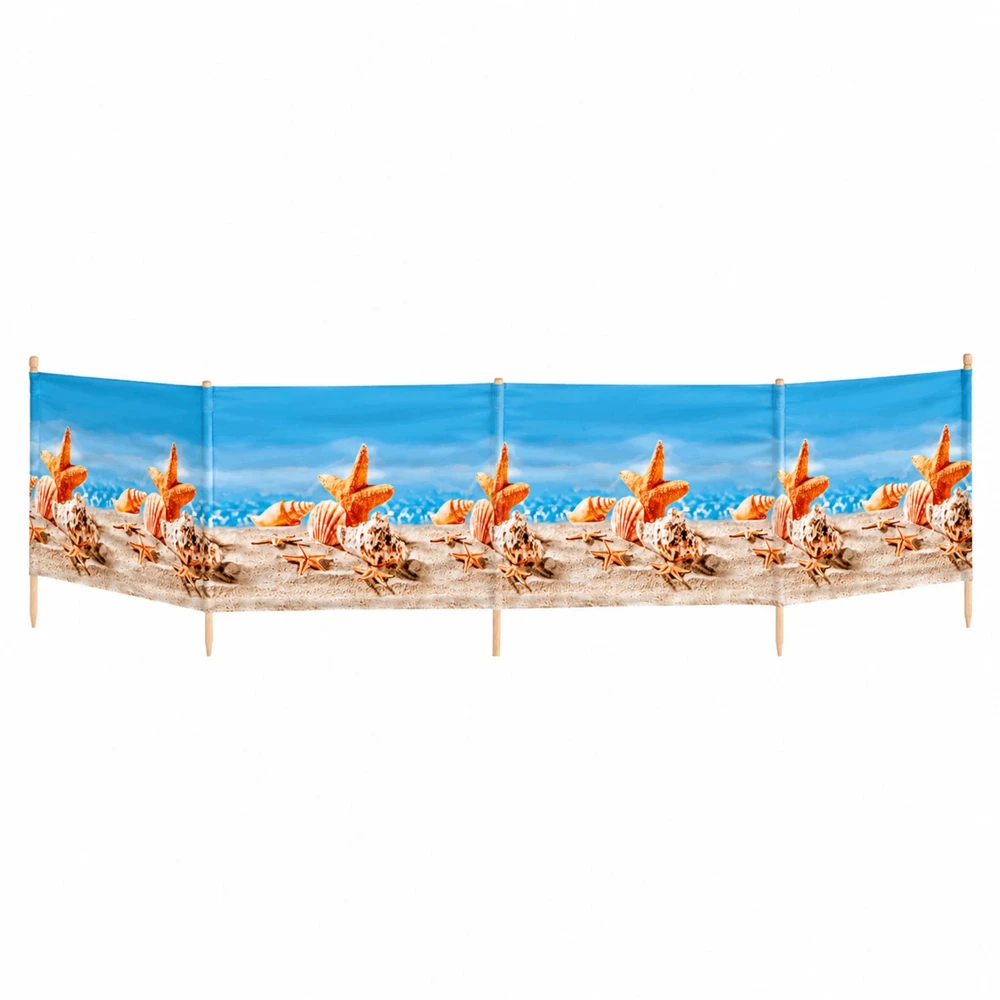 Malcom BEACH SCREEN 6M STORIS PREMIUM MEDŽIAGA + PLAKTUKAS PAPLŪDIUI IR JŪRAI