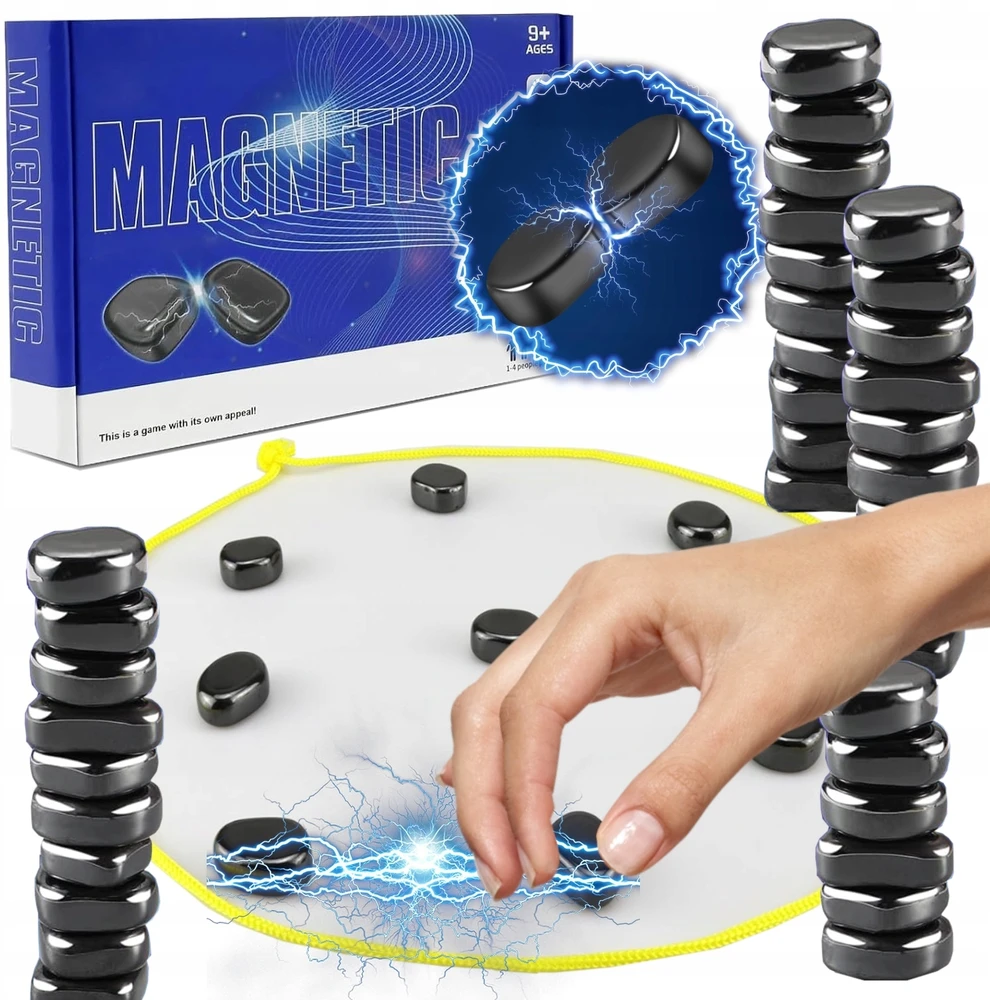 MALLE MAGNETINIAI AKMENYS BLOKAI UGDOMOJO STRATEGINIO STO ŽAIDIMO RINKINYS