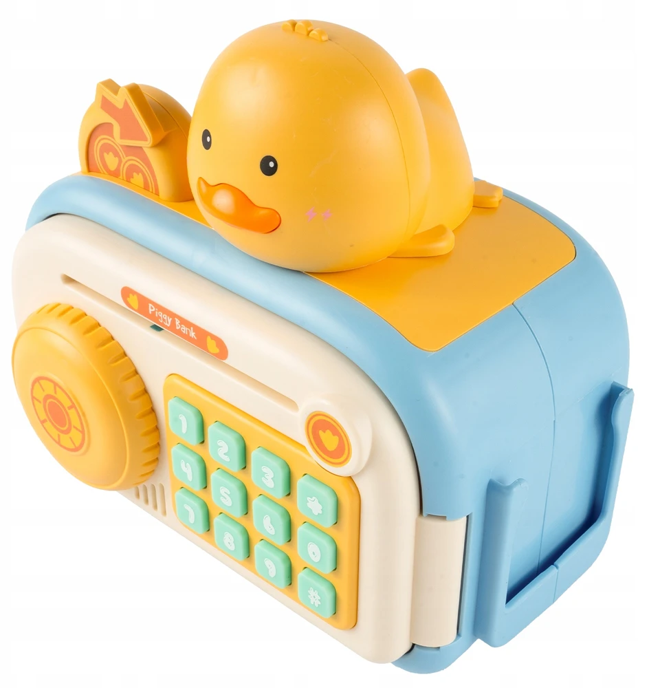 Malplay Interaktyvi vaikiška taupyklė seifas „Duck Piggy Bank“