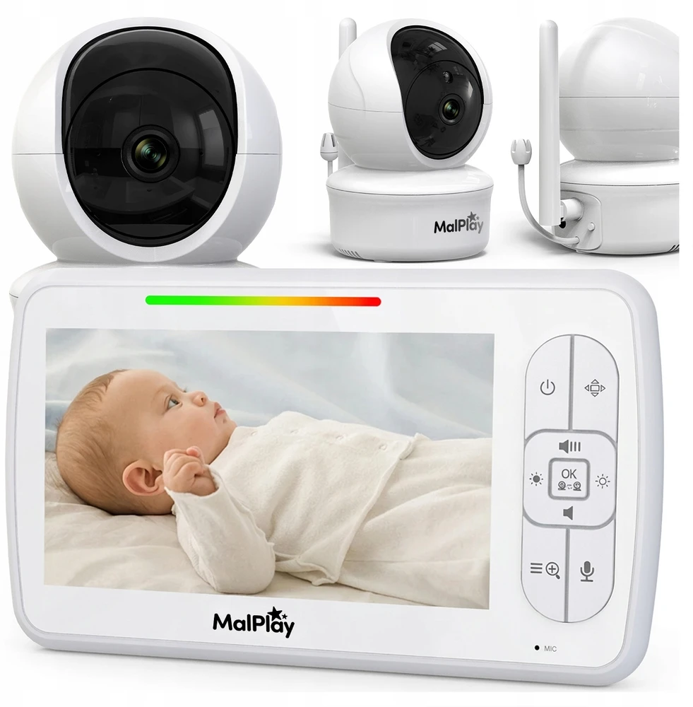 Malplay Mobili auklė NannyEye Vision LCD 5.0 HD