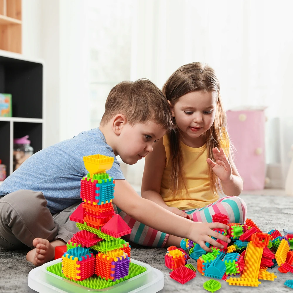 Malplay Konstrukciniai blokeliai Kūrybingi ežiukai 200 el.