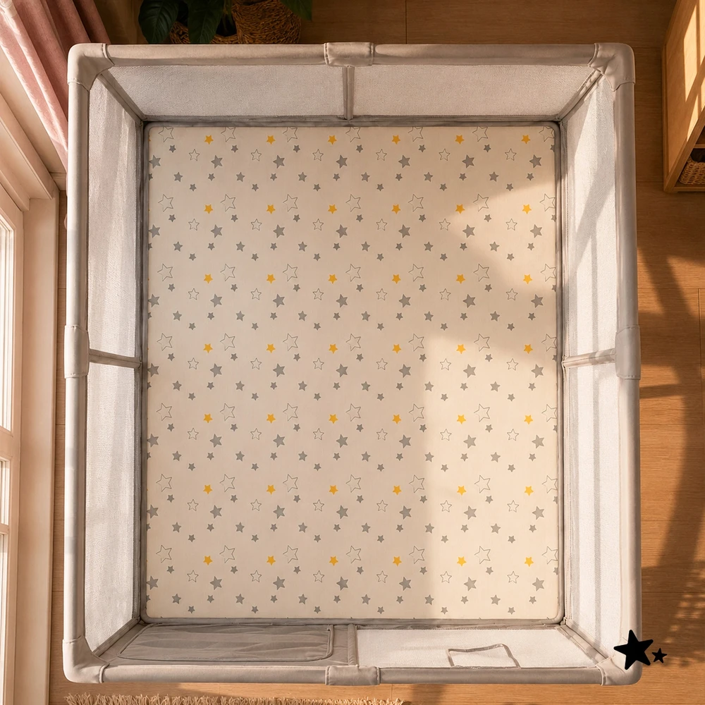 Malplay LAIKOMASIS VALČIUOTAS DVIPUŠIS PUOLŲ KILIMAS, DIDELIS 180x200 PUTOLAS VAIKAMS