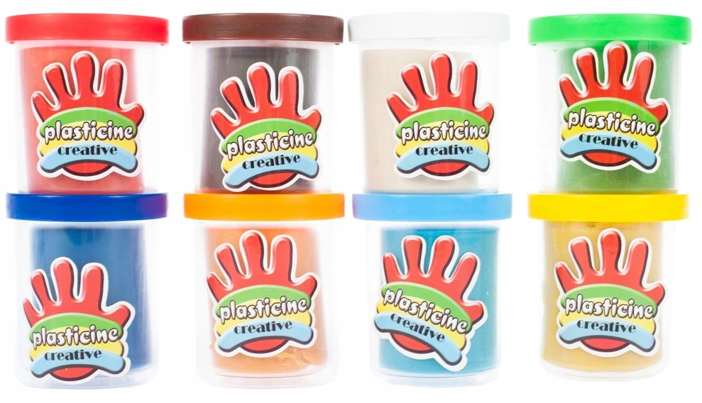 Malplay Plastilino rinkinys su ledų gaminimo aparatu ir 8 plastilino indeliais