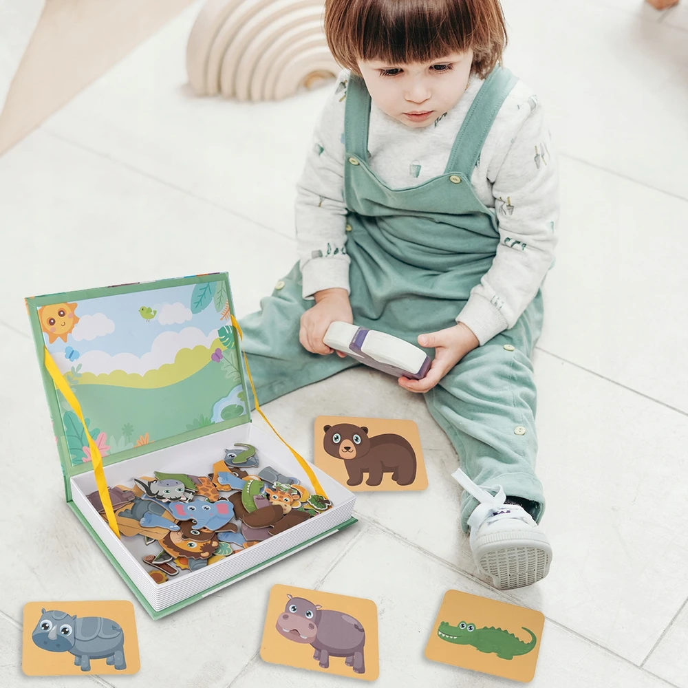 Malplay Magnetinė dėlionė Gyvūnai
