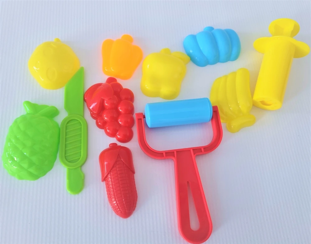 Malplay Plastilinas- modelinas su priedais, 8 spalvos