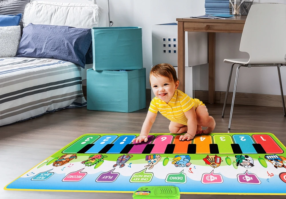 Malplay Interaktyvus muzikinis kilimėlis šokiams, 130 cm
