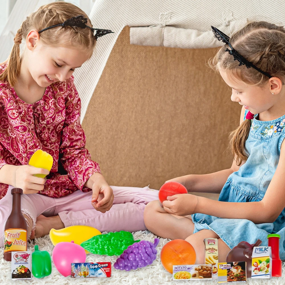 Malplay Žaislinis pirkinių vežimėlis su priedais