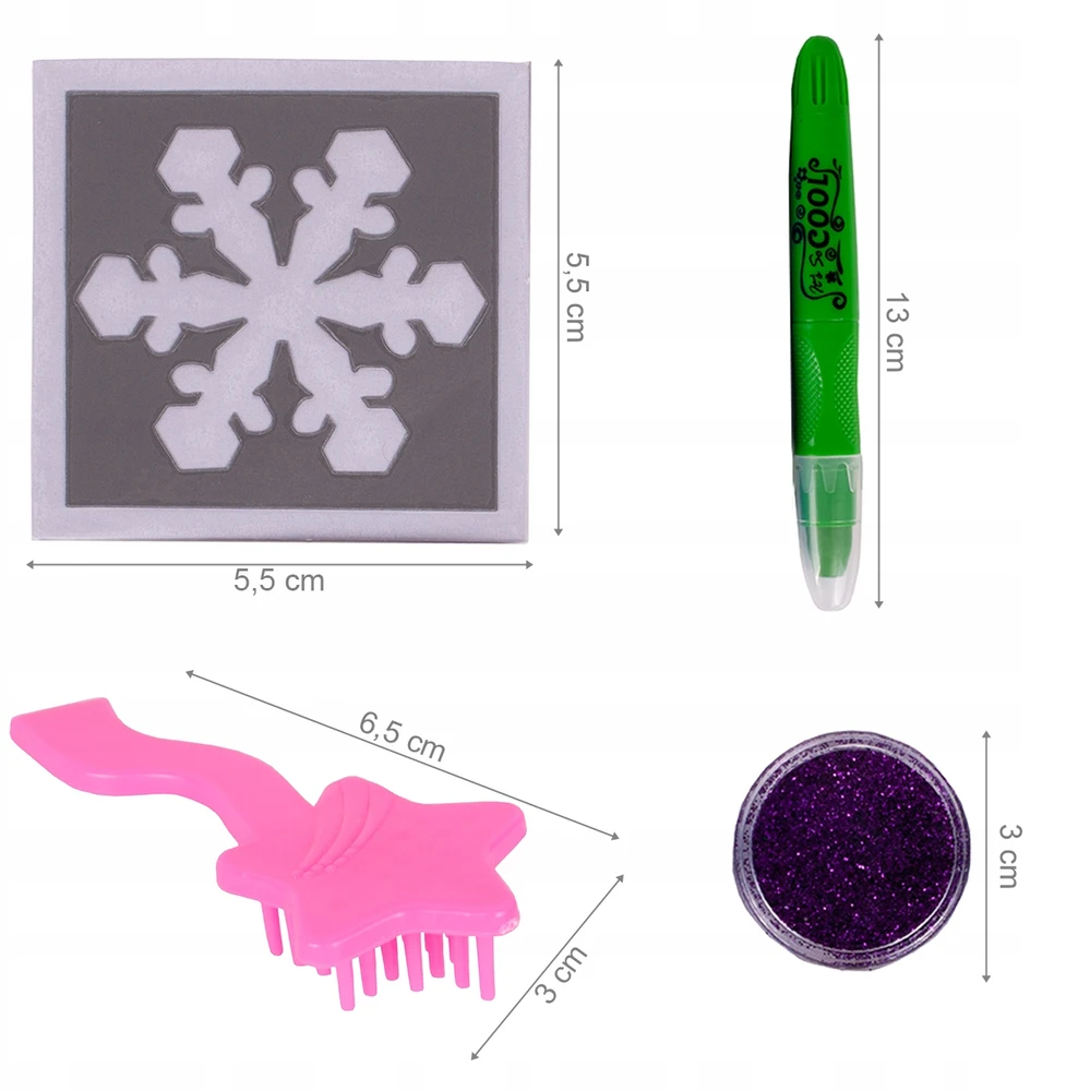 Malplay Tatuiruočių ir plaukų dažymo rinkinys „2in1 Beads“