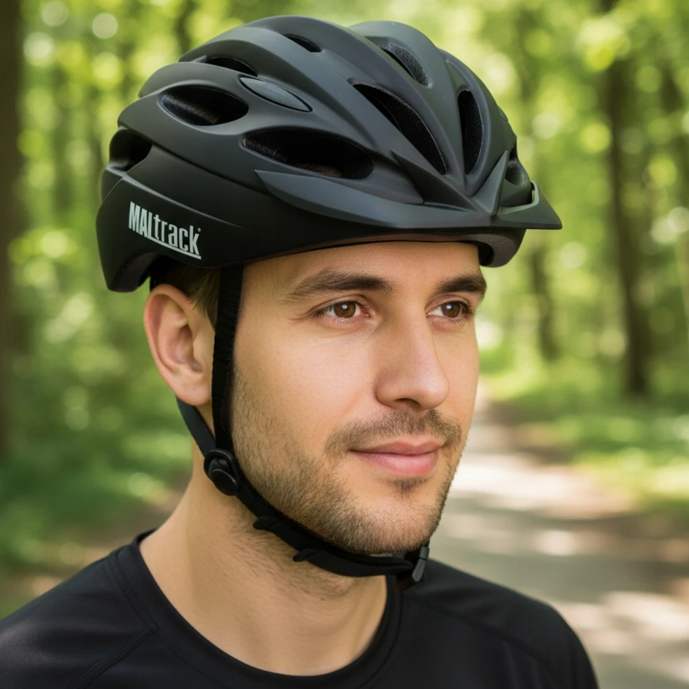 Maltrack DVIRAČIO ŠALMAS VYRAMS MOTERIŠKAS MTB DVIRAČIO REGULIUOJAMAS PATOGUS 58-61 LIGHT