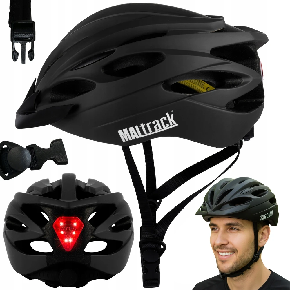 Maltrack DVIRAČIO ŠALMAS VYRAMS MOTERIŠKAS MTB DVIRAČIO REGULIUOJAMAS PATOGUS 58-61 LIGHT