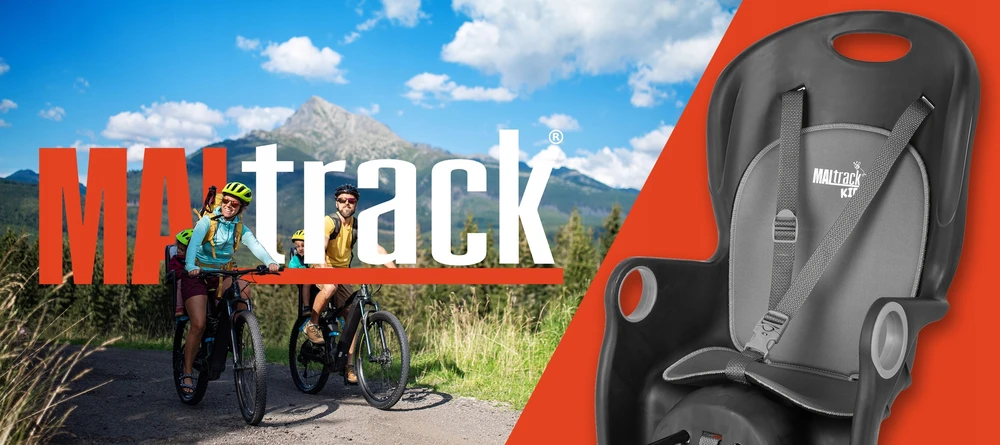 Maltrack Galinė vaikiška dviračių kėdutė RideSimple Tuv/GS