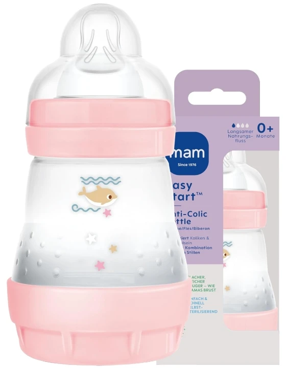 MAM BABY ANTI-COLIC 0M+ BUTELIUKAS NAUJOGIMS 160 ml