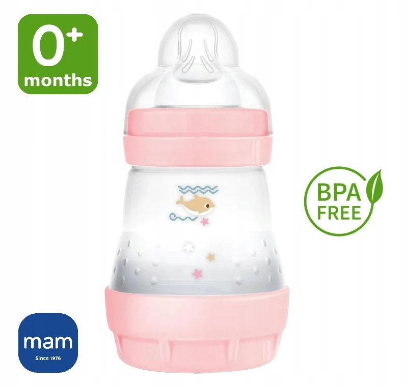 MAM BABY ANTI-COLIC 0M+ BUTELIUKAS NAUJOGIMS 160 ml