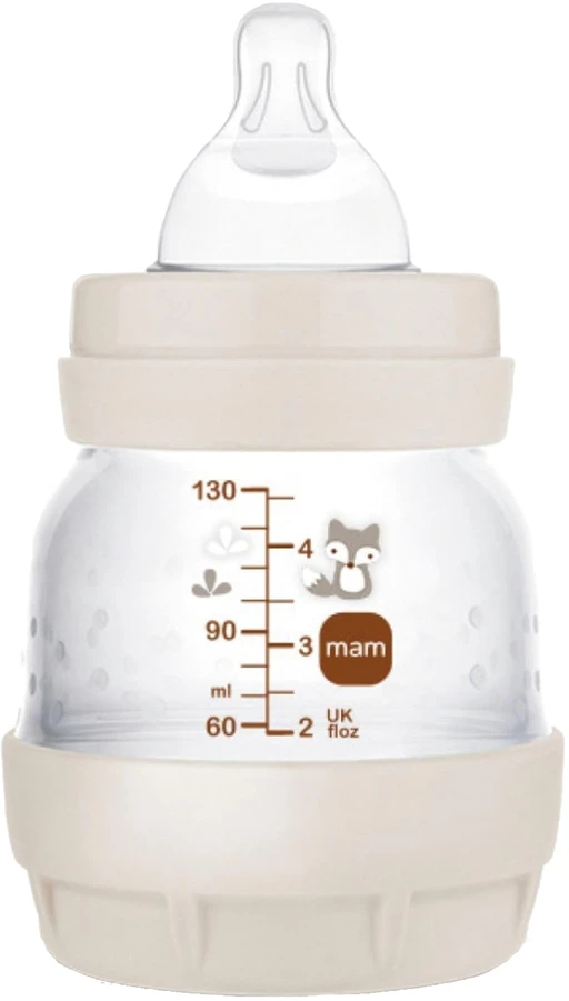 MAM Baby Anti-Colic Bottle 130 ml čiulptukas 0m Naujagimiui
