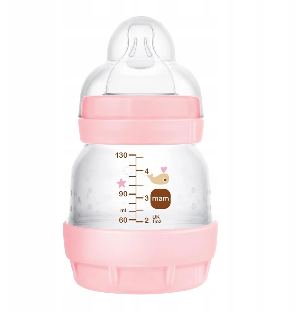 MAM Baby Anti-Colic Bottle 130 ml čiulptukas 0m Naujagimiui
