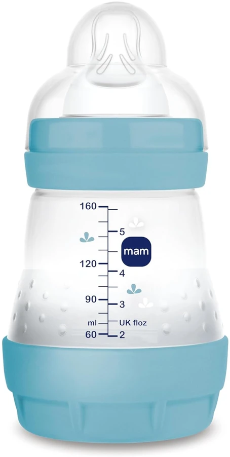 MAM Baby Anti Colic Bottle 160 ml lėto srauto žindukas 0m+