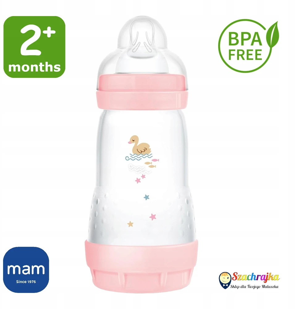 Mam 1186 BUTELIS A/KOL PERFECT START 260ML SEALIFE GIRL