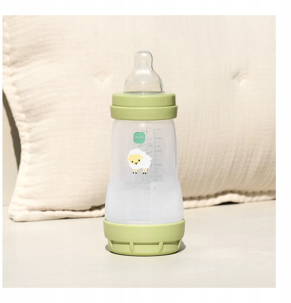 Mam 5953 PERFECT START ANTIKOLIKINIS BUTELIUKAS 260ML, ŽALIOS SPALVOS, MALTAS GAMTOJE
