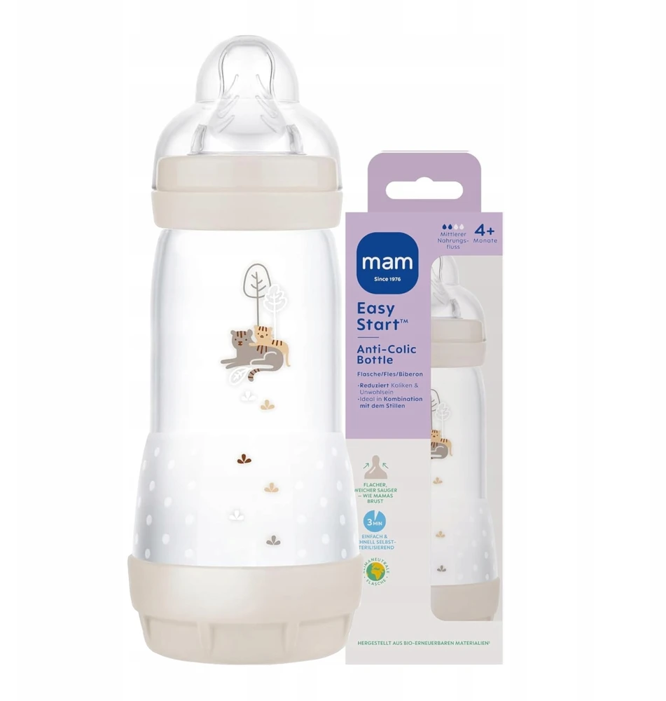 Mam I 831843 buteliukas nuo dieglių 320ml. neutralus